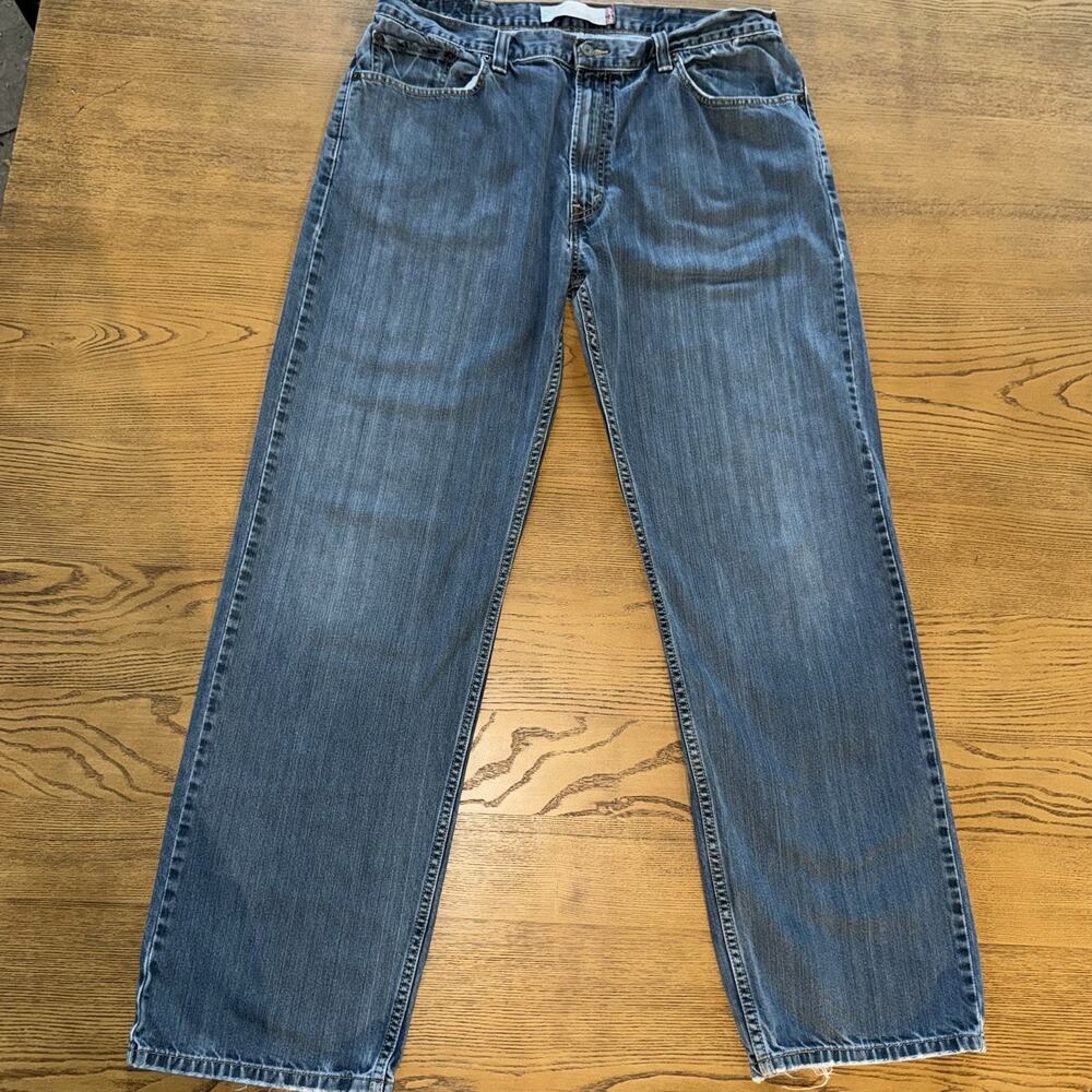 Levi’s 559 Jeans Mens Actual Sz 36x32 Relaxed Straight Blue Denim Faded Y2K